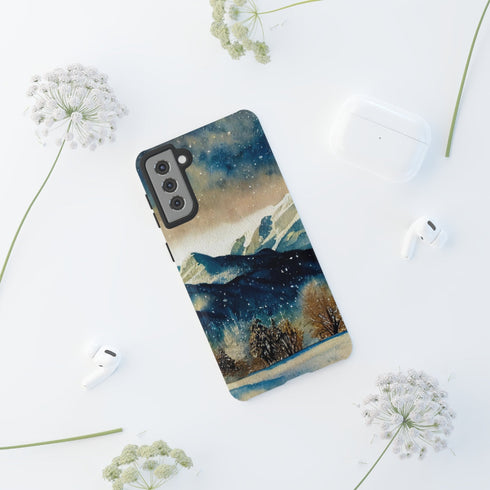 Snowy Colorado Rocky Mountains - Impact Resistant Phone Case